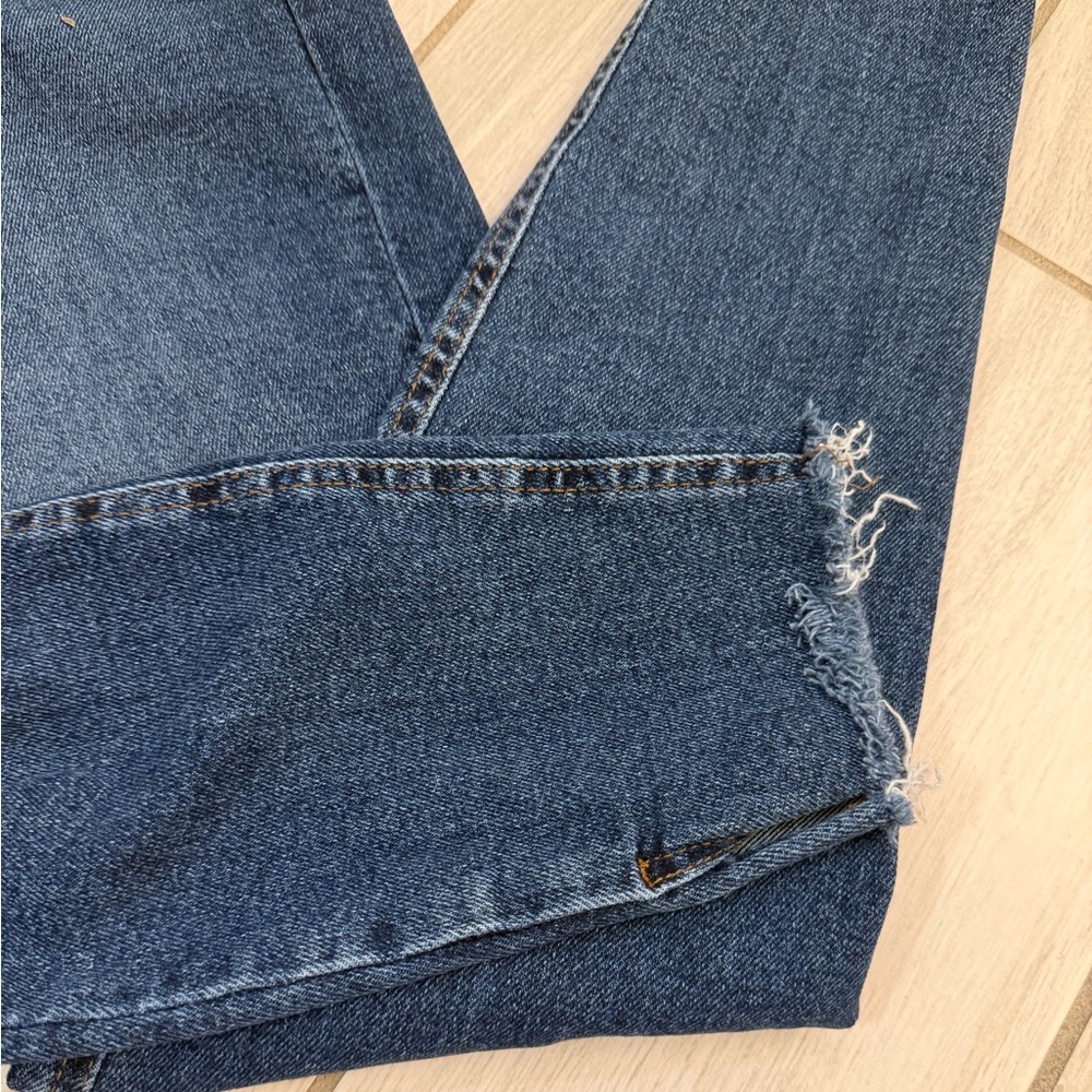 Kensie Dark Blue Straight Leg Jeans - Picture 3 of 5